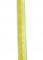 Preview: Satinband zweifarbig gelb mit Blumendruck 15mm breit, 20m